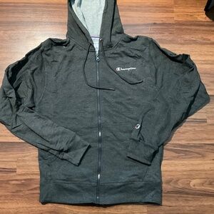 Men’s Gray Champion Zip-up Jacket
